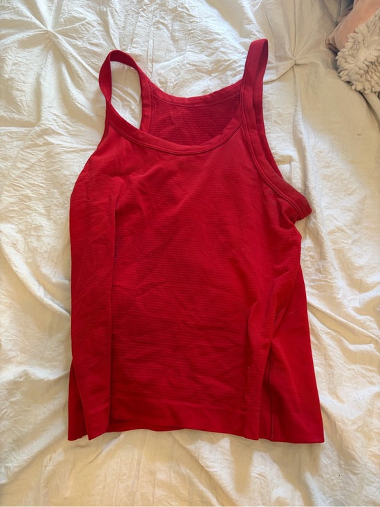 Tops - Red Women’s Ribbed Tank Top